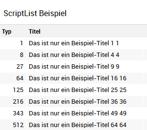 ScriptListWrapper Gadget